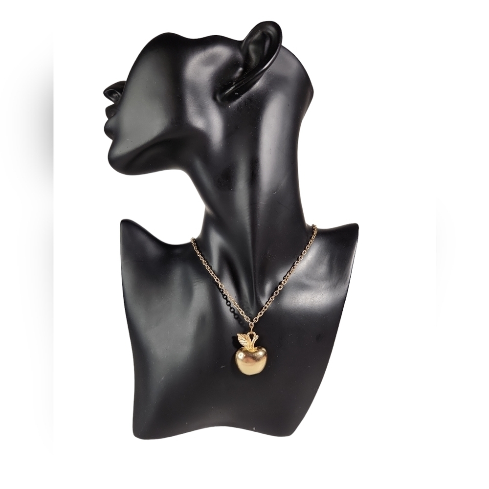 Back to School Apple Necklace